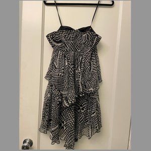 BCBGMaxAzria Strapless Midi Dress Size Small